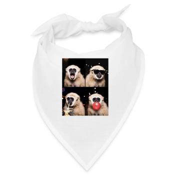 Gibbons Gibbon - Bandana - Weiß - Vorne