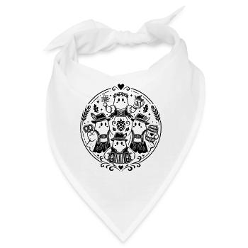 Bayerische Geister - Bandana - Weiß - Vorne