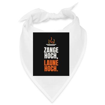 Grillen - Bandana - Weiß - Vorne