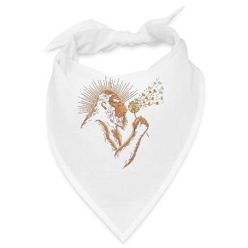 Bigfoot bläst Löwenzahn Vintage - Bandana - Weiß - Vorne