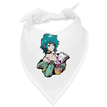 Anime Ramen - Bandana - Weiß - Vorne