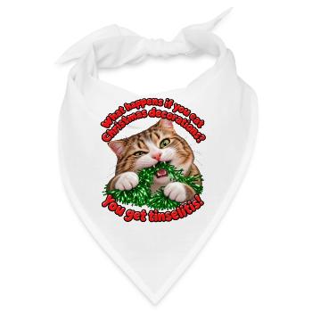Tinselitis - Bandana - Weiß - Vorne