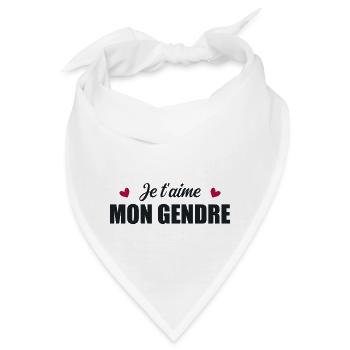 Ich liebe dich, mein Schwiegersohn - Bandana - Weiß - Vorne