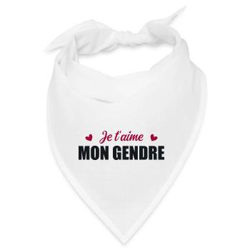 Ich liebe dich, mein Schwiegersohn - Bandana - Weiß - Vorne