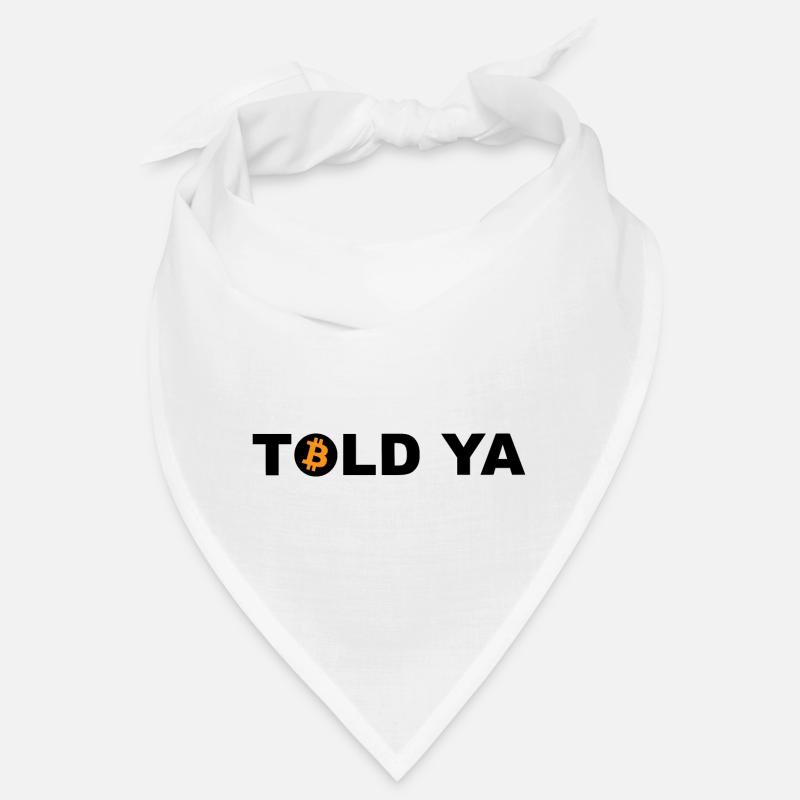A dit à Ya Bitcoin Crypto-monnaie Bandana