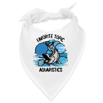 Aquarium Aquarianer Fische Zierfische Aquaristik - Bandana - Weiß - Vorne