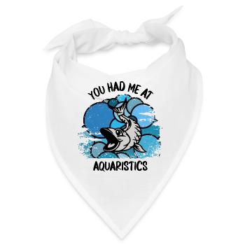 Aquarium Aquarianer Fische Zierfische Aquaristik - Bandana - Weiß - Vorne