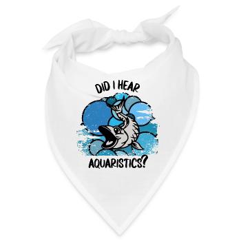 Aquarium Aquarianer Fische Zierfische Aquaristik - Bandana - Weiß - Vorne