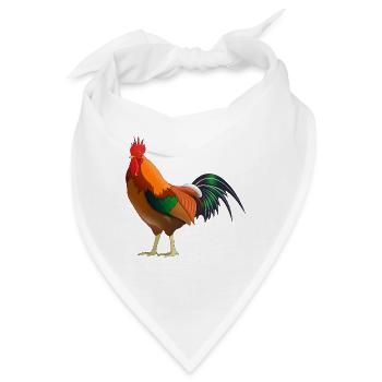 Hahn - Bandana - Weiß - Vorne