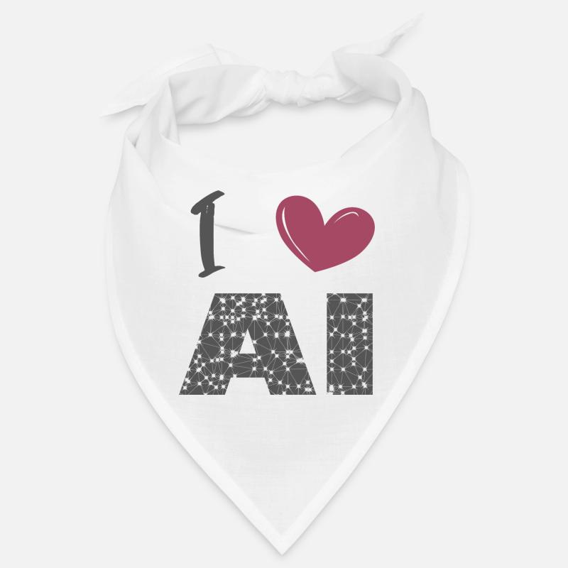 I love ai Bandana