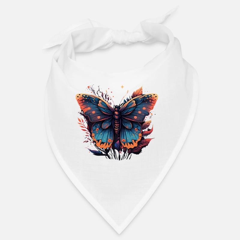 Papillon violet Bandana