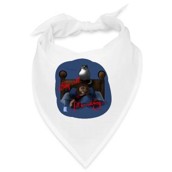 Sleep weIl - I'll be watching - Bandana - Weiß - Vorne