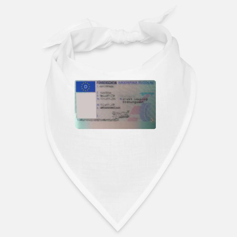 Driver's license front Bandana