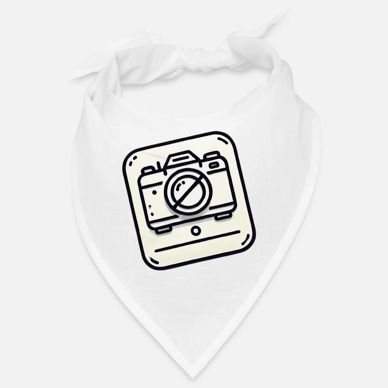 No Camera Allowed Icon Design Bandana
