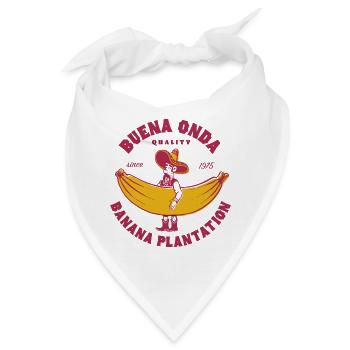 Bananen - Bandana - Weiß - Vorne