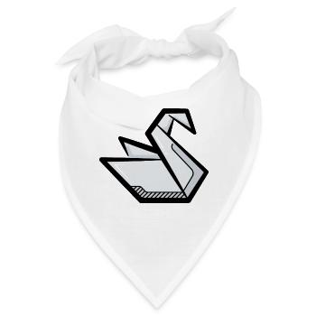 Origami - Bandana - Weiß - Vorne