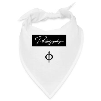 Philosophie φ - Bandana - Weiß - Vorne