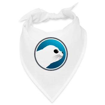 Seal Team - Save the Ocean - Bandana - Weiß - Vorne