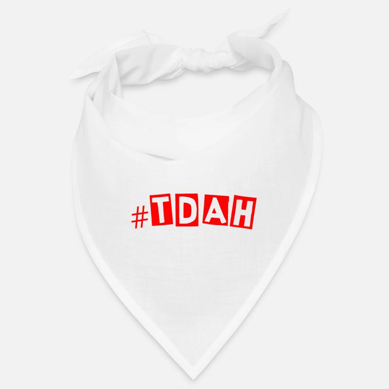 ADHD red Bandana