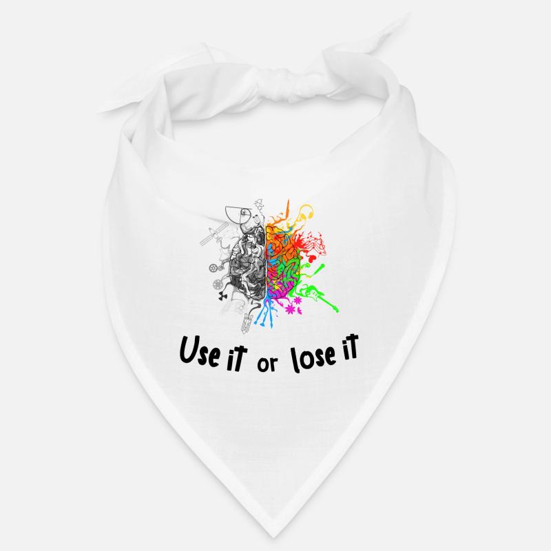 Brain halves functions - use it lose it Bandana