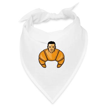 Croissant bodybuilding - Bandana - Weiß - Vorne