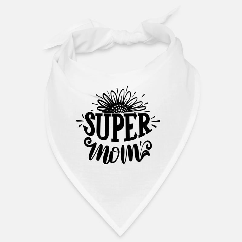 Super mom - Bandana - blanc