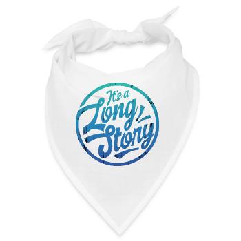 Lange Geschichte - Bandana - Weiß - Vorne