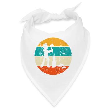 Holzfäller Baumfäller Waldarbeiter - Bandana - Weiß - Vorne