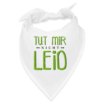 Tut mir nicht leid - Bandana - Weiß - Vorne