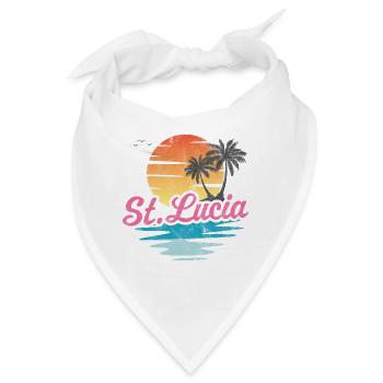 St. Lucia - Bandana - Weiß - Vorne