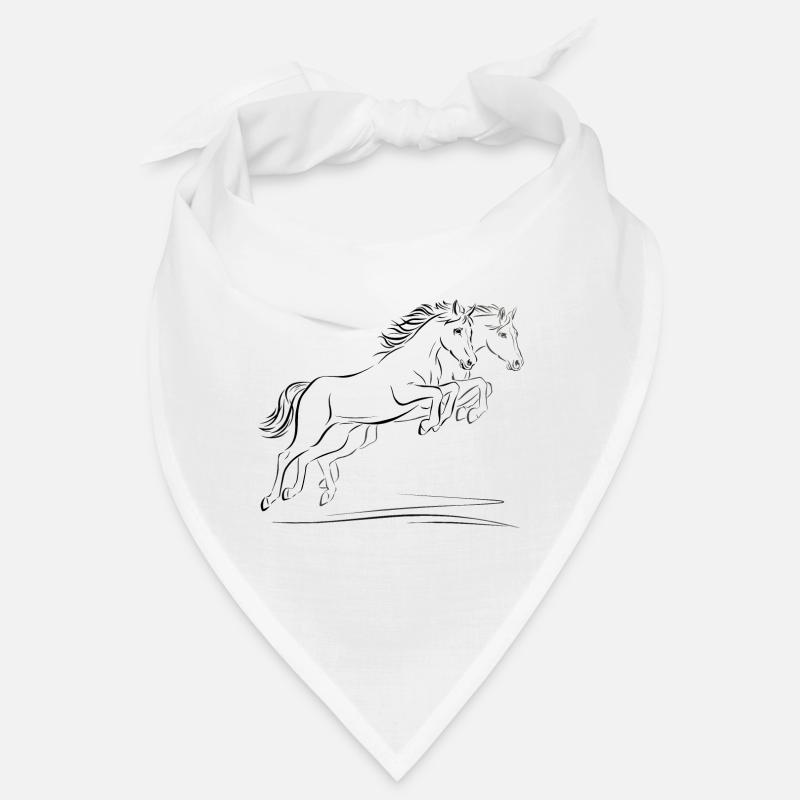 Zwei Pferde Bandana