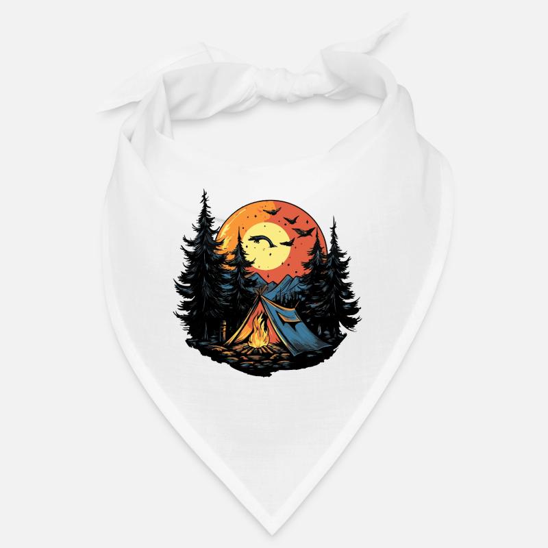 Camping Forest Tent Bandana