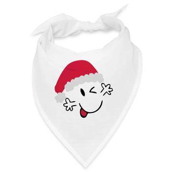 Santa Claus - Bandana - Weiß - Vorne