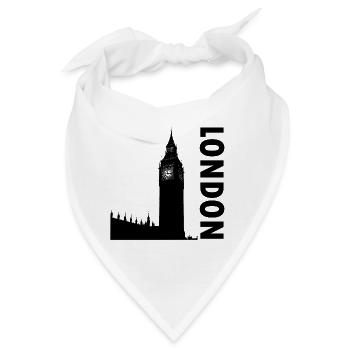 Big Ben London - Bandana - Weiß - Vorne