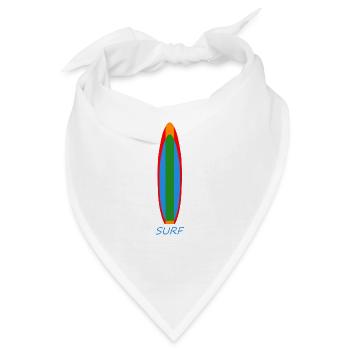 Surfshirt Surfboard - Bandana - Weiß - Vorne