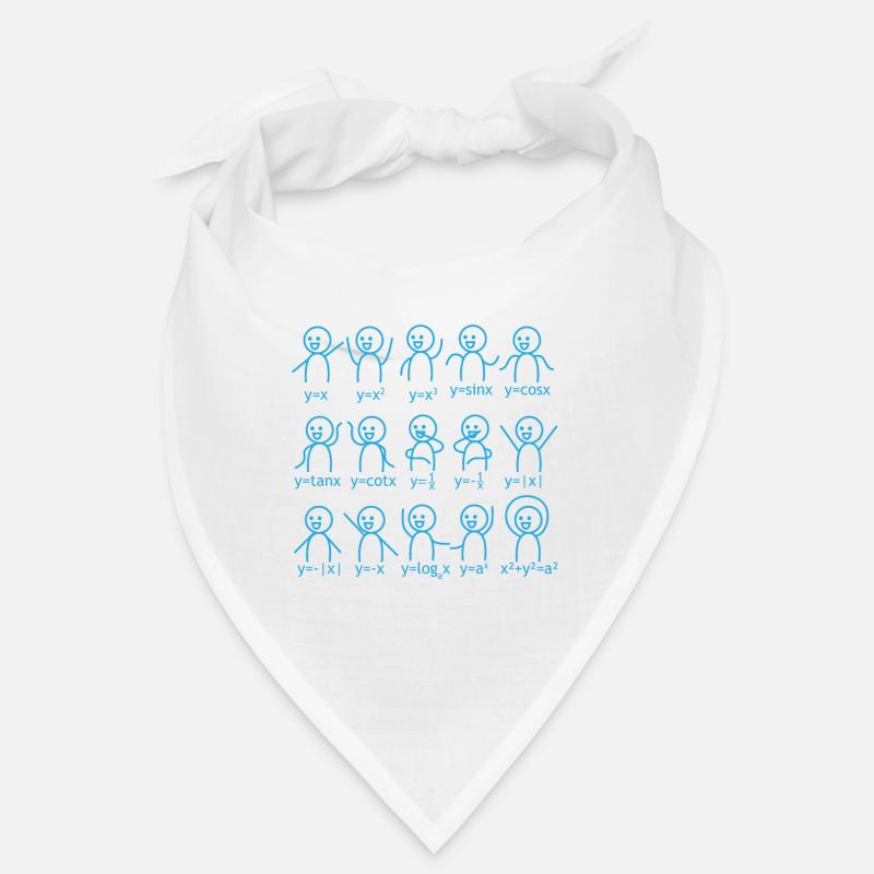 Mathematics graphic formula school gift Bandana