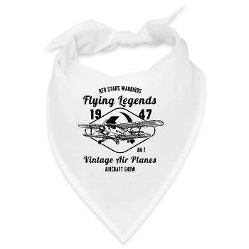 An-2 Antonov Flugzeug Doppeldecker Geschenk - Bandana - Weiß - Vorne
