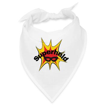 Superheld Babykleidung Kinderkleidung - Bandana - Weiß - Vorne