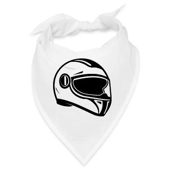 Helm - Bandana - Weiß - Vorne