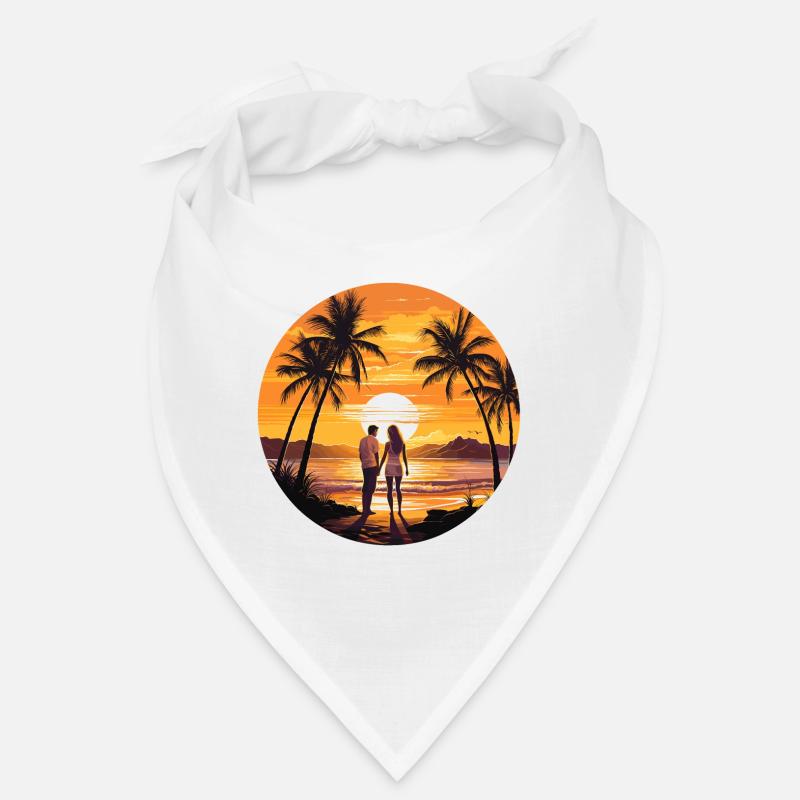 Coucher de soleil sur la plage Bandana