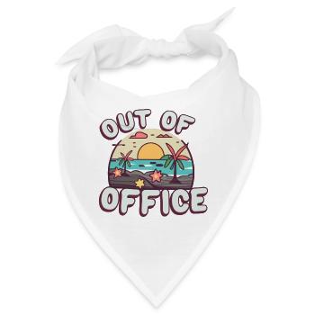 Out Of Office - Bandana - Weiß - Vorne