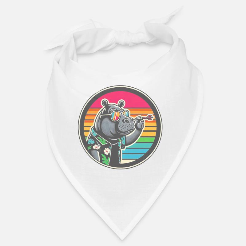Hippopotamus Dart Bandana
