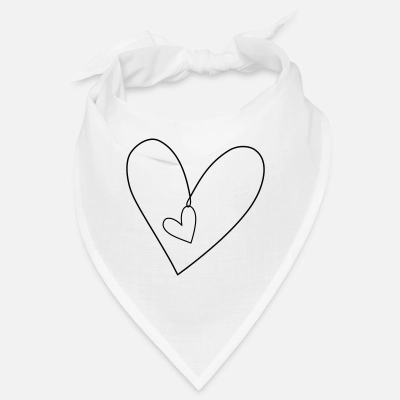 Des cœurs dans le cœur Bandana