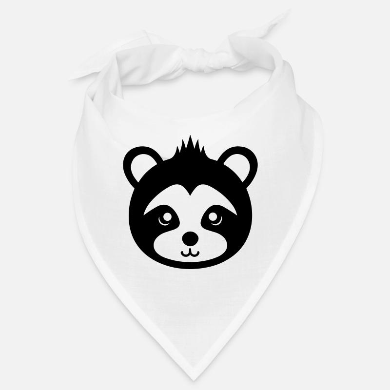 Panda-Kopf Bandana