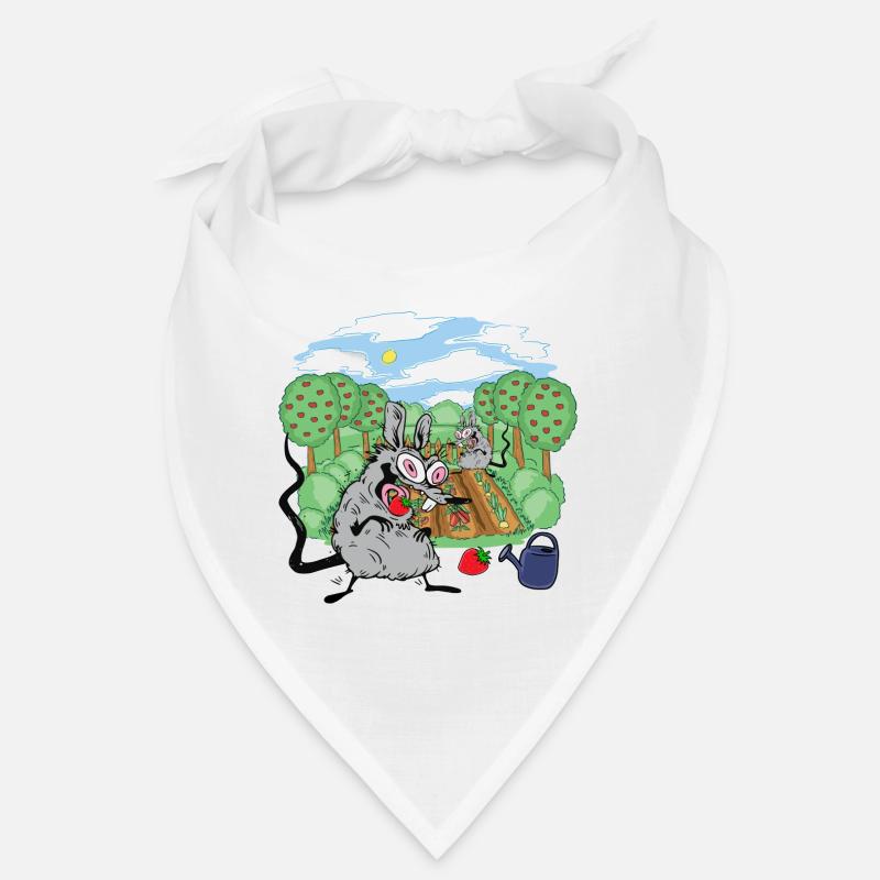 Ratte Gärtnern Ratten Nager Erdbeeren Maus Mäuse Bandana