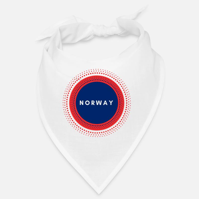 Norwegen - Bandana - Weiß