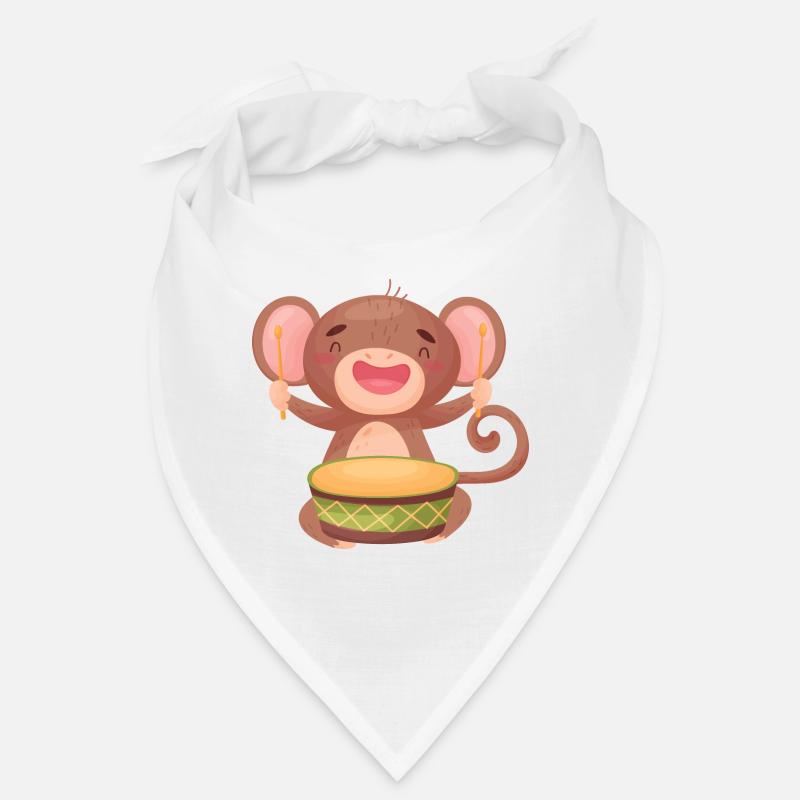 Monkey & drum Bandana