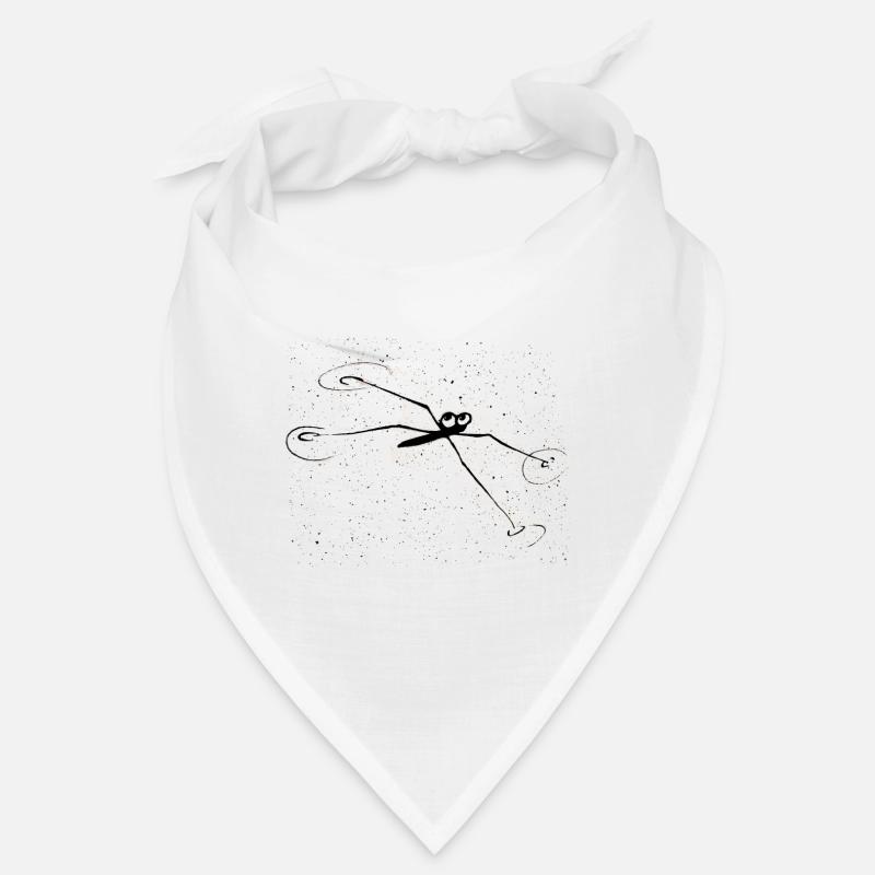 Araignée d'eau drôle d'animal - Bandana - blanc