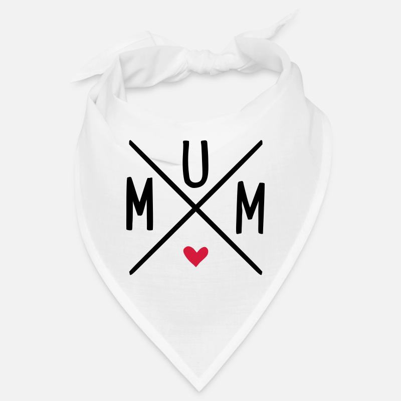 mum - Bandana - blanc
