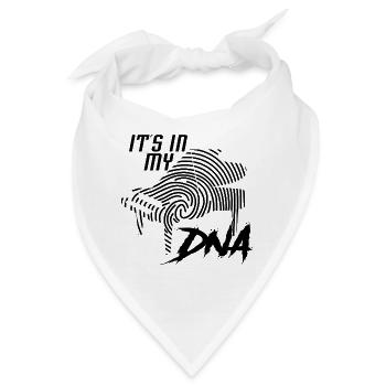 Piano Klavier Design Fingerabdruck - Bandana - Weiß - Vorne
